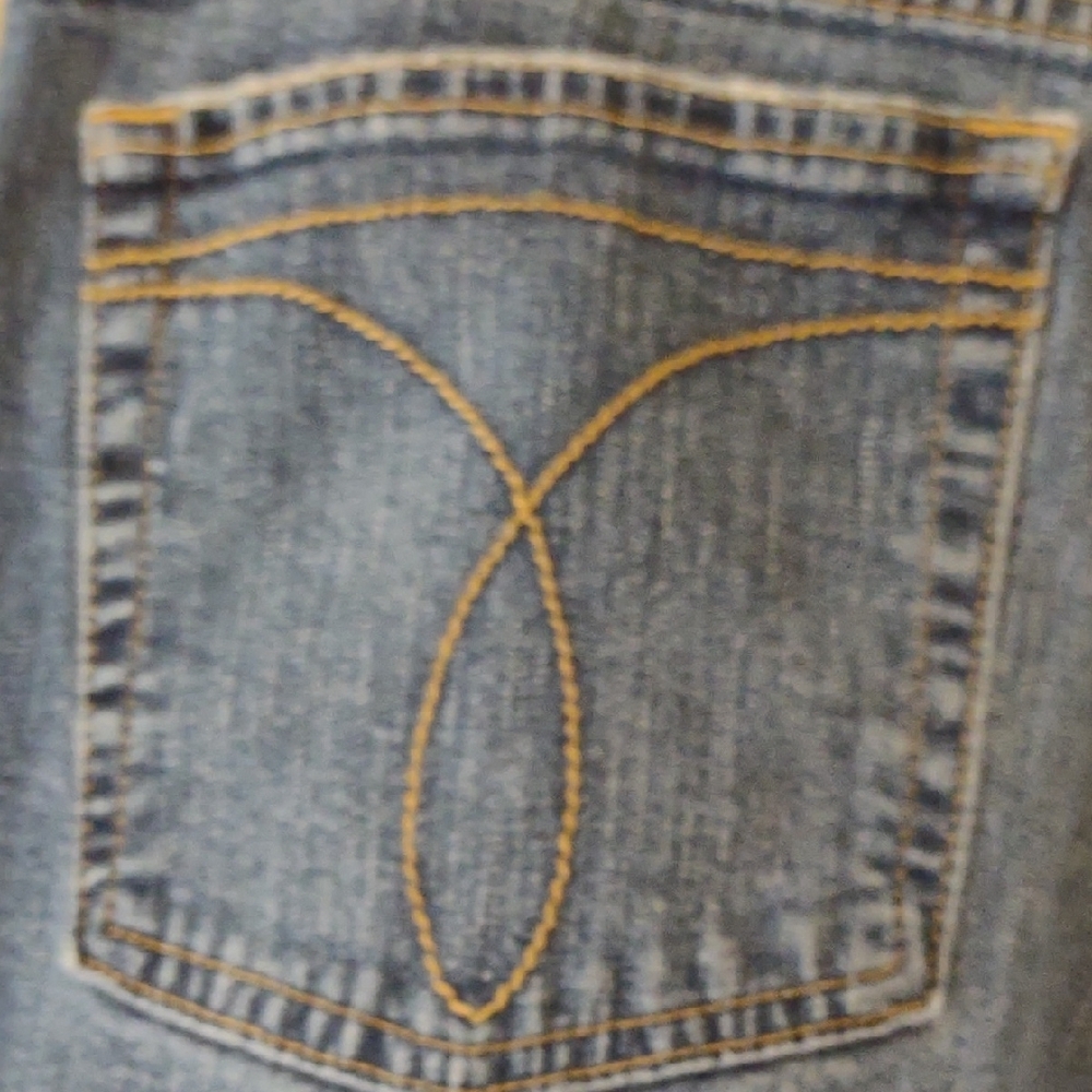 Calvin Klein Women's Boot Cut Jeans - Dark Blue - Picture 8 of 9
